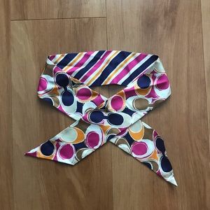 Coach Skinny Scarf